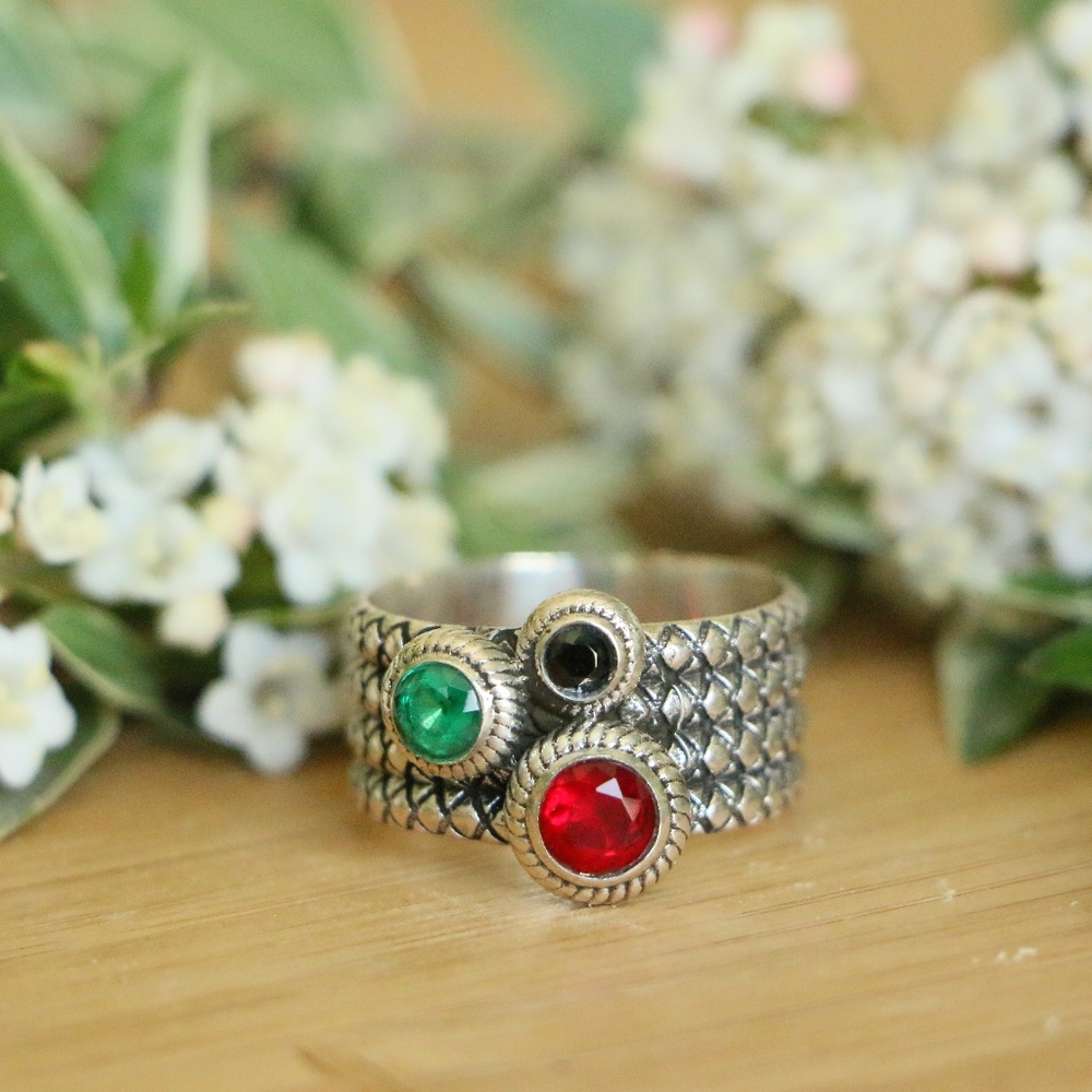 Artisan sterling silver ring Size 7.5 - Picture 3 of 7